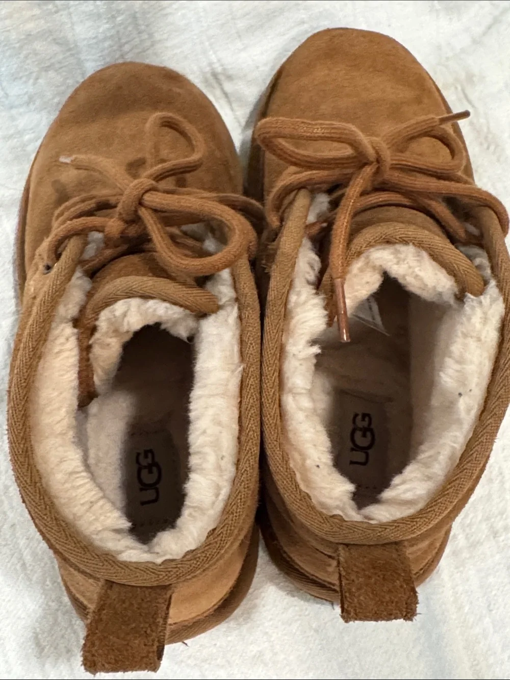 UGG Women’s Neumel Chestnut Suede boots. Women’s size7
